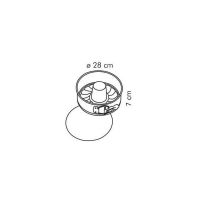 Sartén desarmable con doble fondo Ø28 cm.