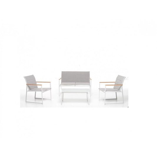4 piezas Portland Set of set of set - 2 plazas sofá, 2 sillones y mesa de café
