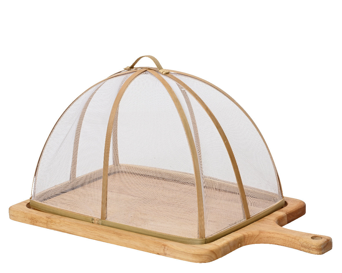 Acacia wood cutting board with natural coating