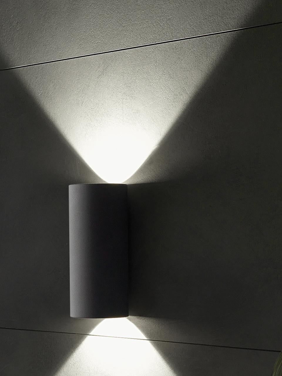 6W + 6W Led 4000K applique sirio graphite line