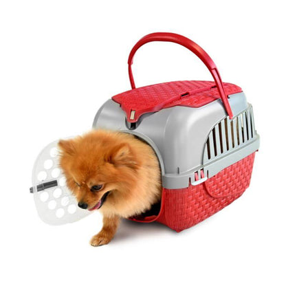 Transportbox Tour Bordeaux 52x33 cm - Ideal für kleine Hunde, Katzen und Kaninchen