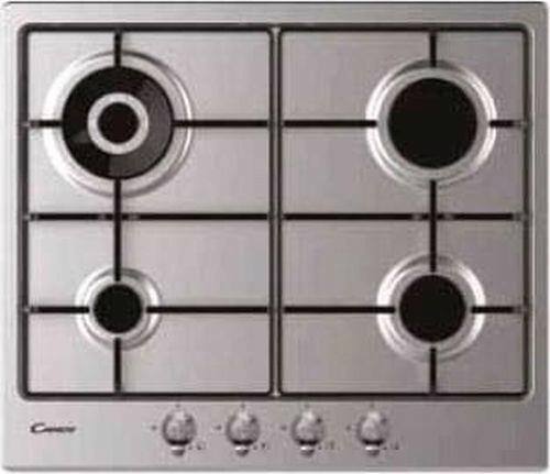 Candy Chw6Br4Wtx Acero Inoxidable Empotrable 59 Cm Gas 4 quemador(es)