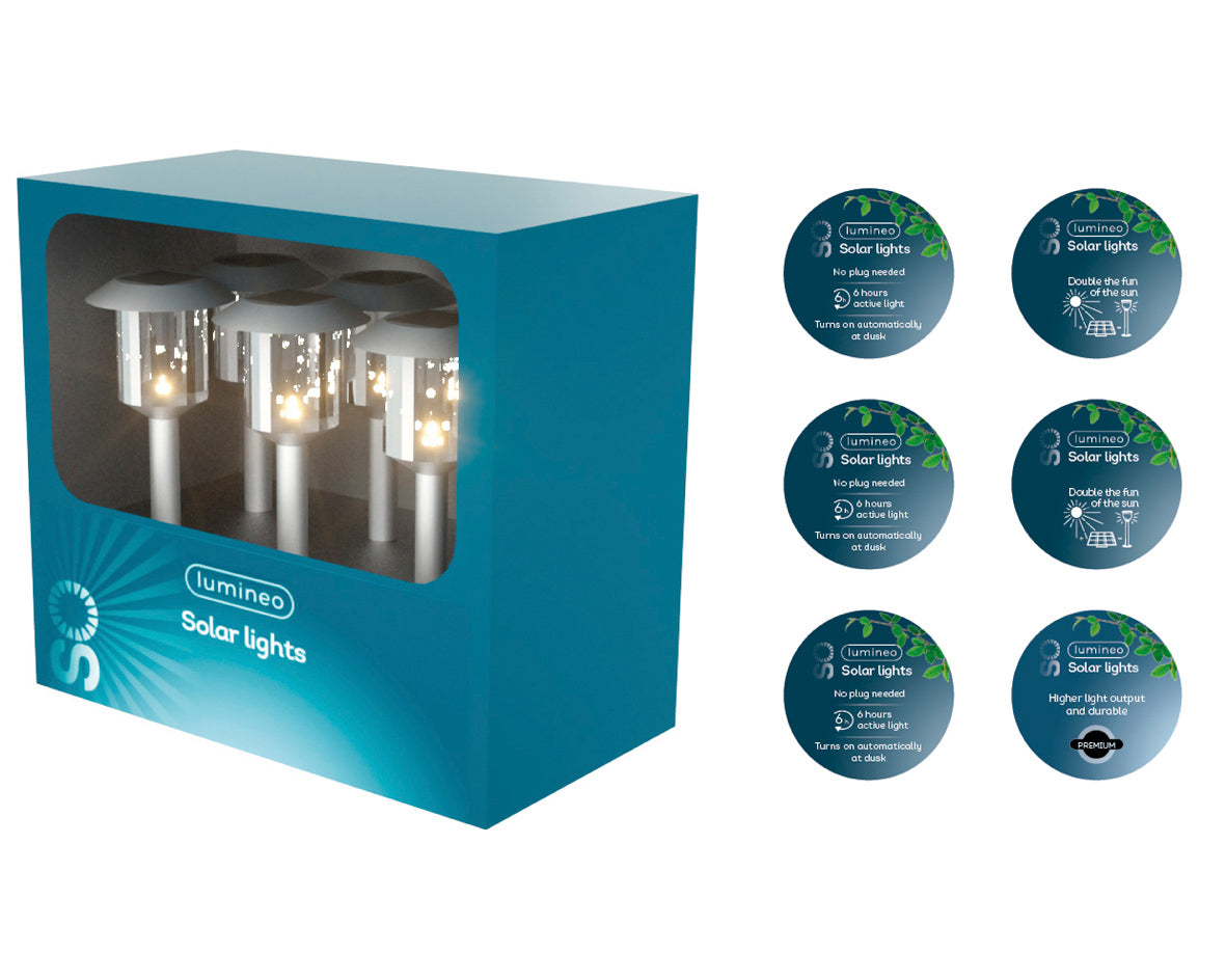 Solarleuchten im 3er Pack