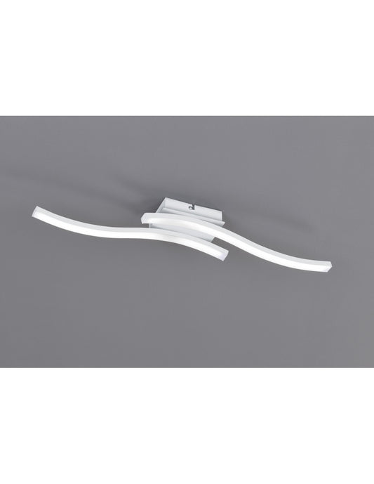 Modern Ceiling Lamp 2 Led Rods 4000K Route White Trio Lighting