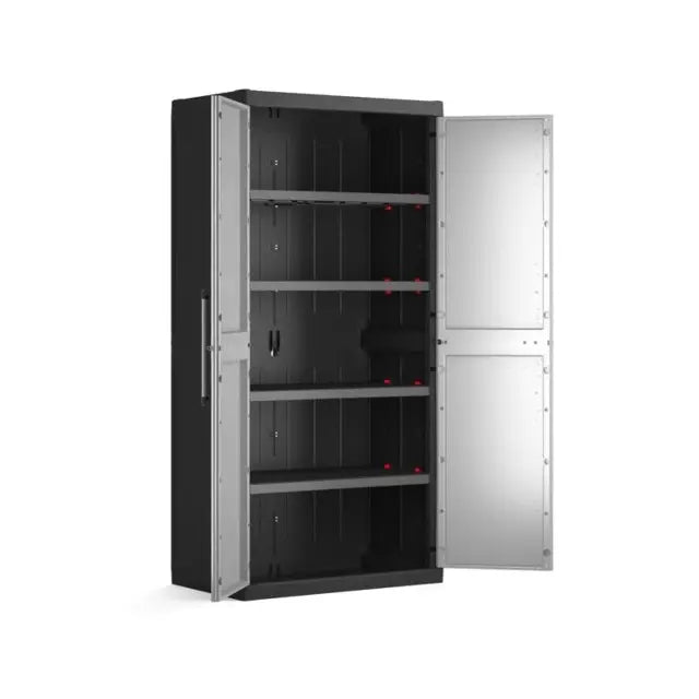 Detroit XL High BK/GL 89x54x182 cm wardrobe