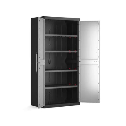 Detroit XL High BK/GL 89x54x182 cm wardrobe