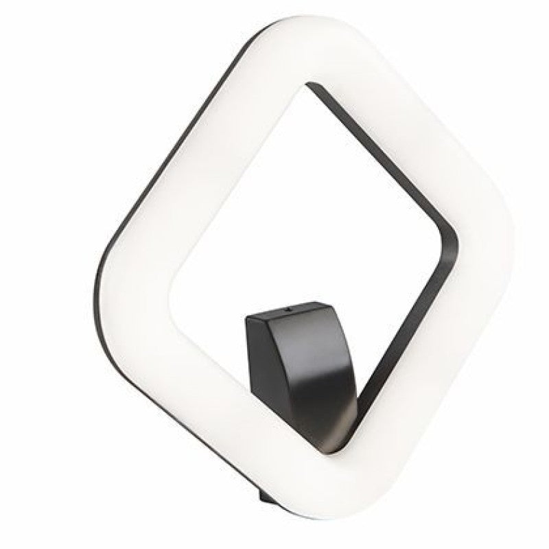 20W 4000K LED wall light in die-cast aluminum - Direct light with opaline resin diffuser