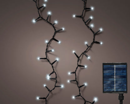 Kompakte Solarlampen mit funkelndem Effekt L 2250 cm