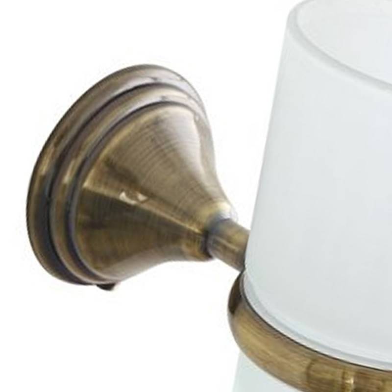 Porta cepillos de dientes bronce serie Athena