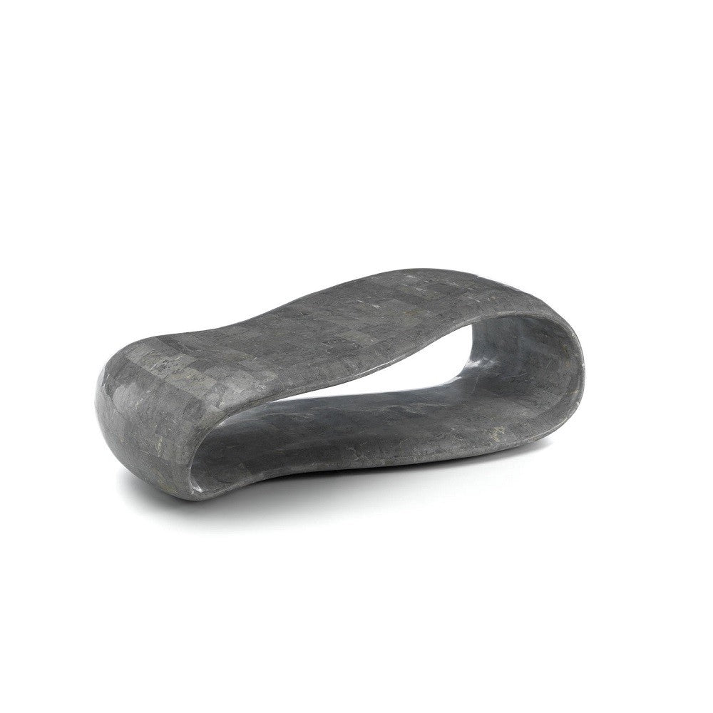 Modernes graues Steintischchen 123 x 60 x H 34 cm