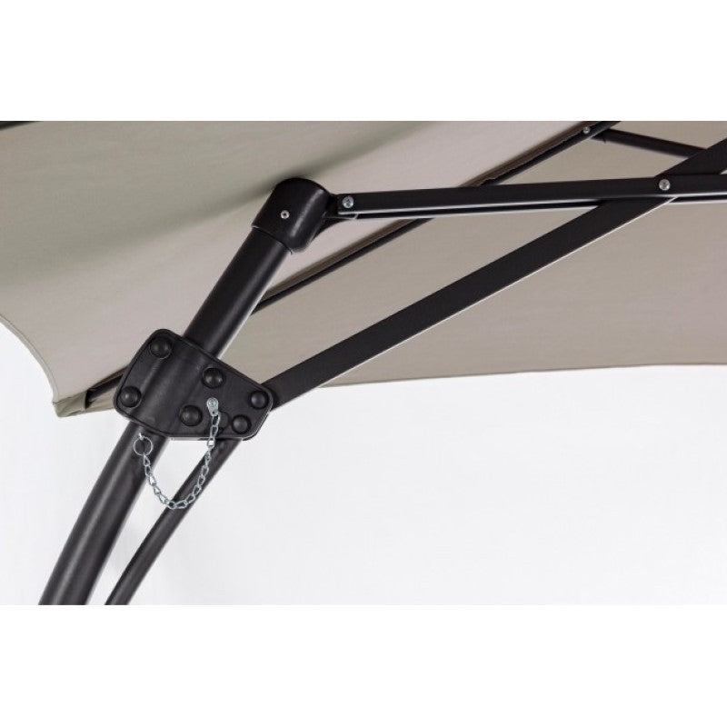 Garden umbrella with arm diameter 300x h253 cm SORRENTO Anthracite-Dove Gray