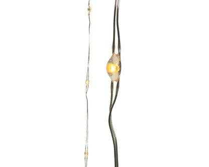 Cordón microled para decoraciones a pilas 100 ultraligeros 4,95 m