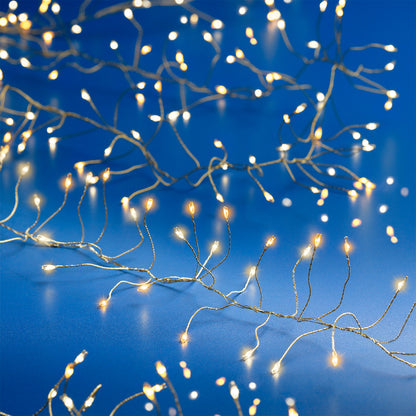 Compact Micro LED Door Lights with 8 Sparkling Effect Functions for Outdoor - 550 cm