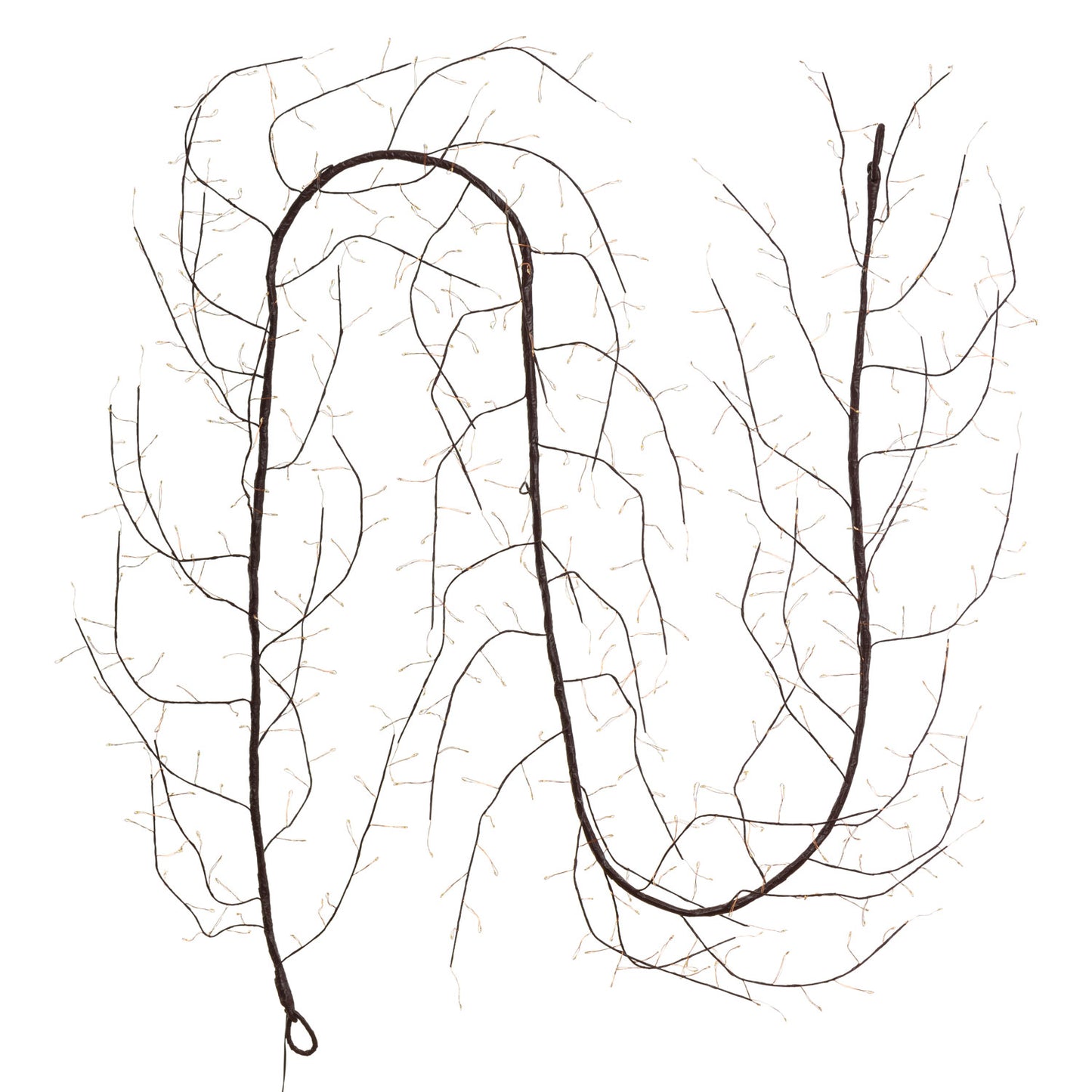 LIME CLIMBER Branch Brown 504 MicroLED FlashLED 4m+300cm Weihnachtsbeleuchtung