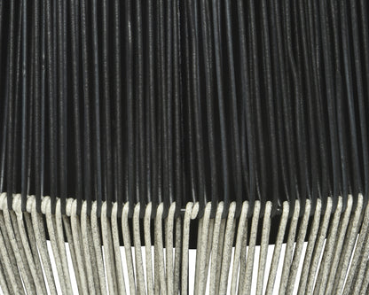 Ruby Fioriera Fioriera in low wicker D48 cm black