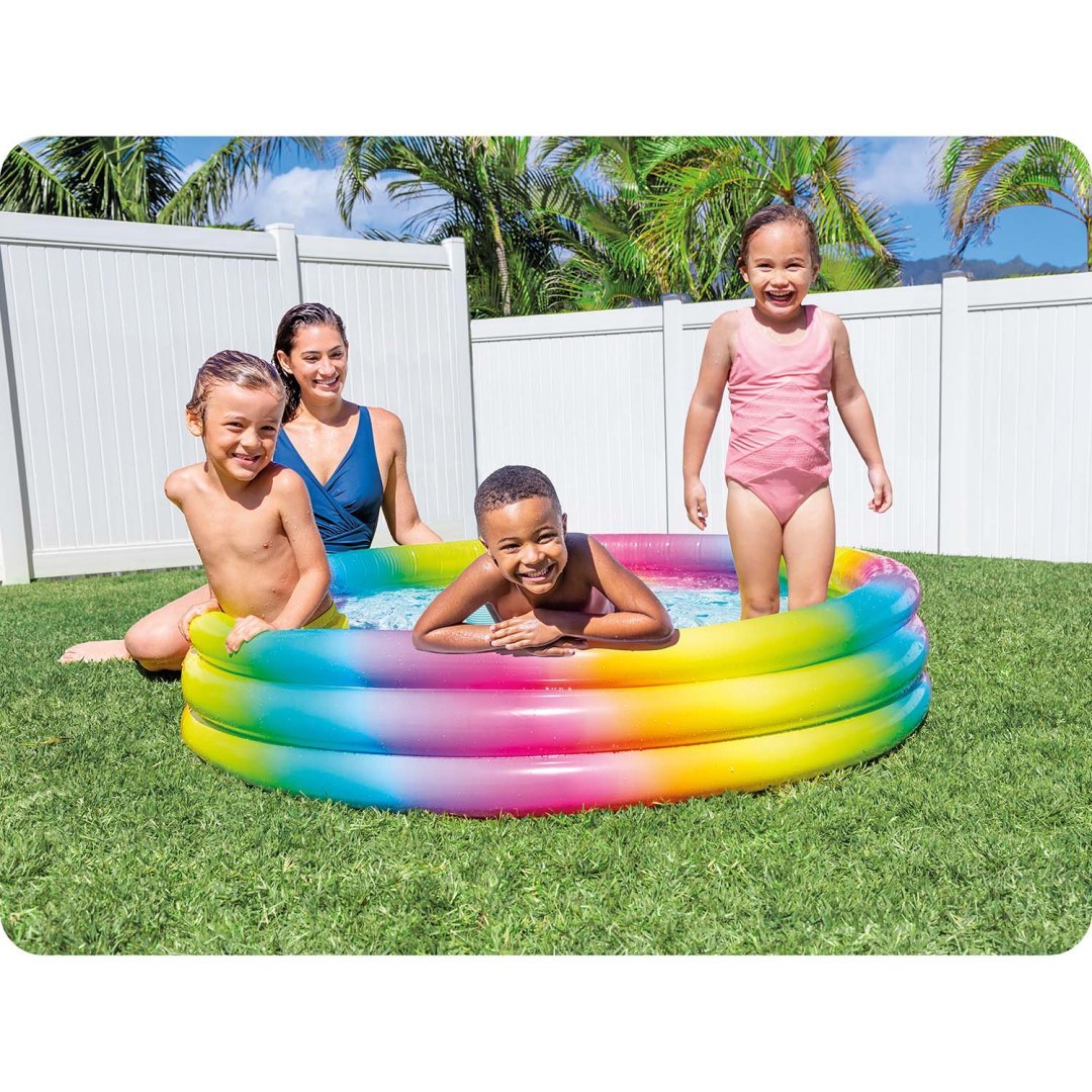 Piscina Inflable Geometría para Niños 147 x 33 cm