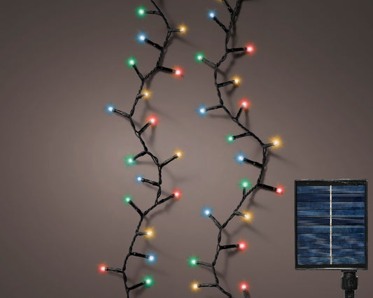 Kompakte Solarlampen mit 8 funkelnden Effektfunktionen L 2250 cm