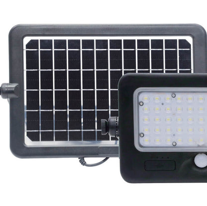 Rechargeable Solar Floodlight LED 10W- 4000K-1100lm IP65 - Lithium Battery