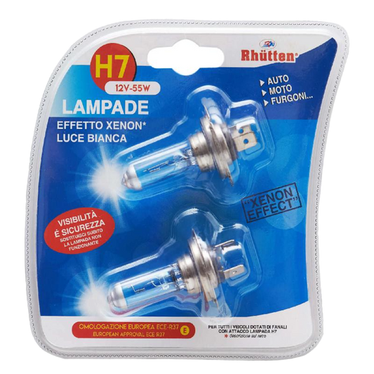 Lámparas Xenon H7 X2 - Homologación Europea Ece-R37, Conexión de Lámpara H7, 12V-55W
