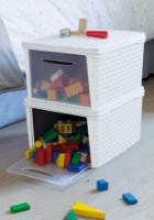 Organiza tu ropa con estilo: Infinity Box Panna, ¡el contenedor de armario perfecto!