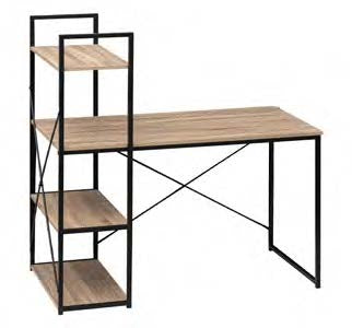 Aliaj desk with bookshop 4r 120x60x75