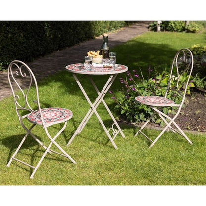 Silla bistró de metal