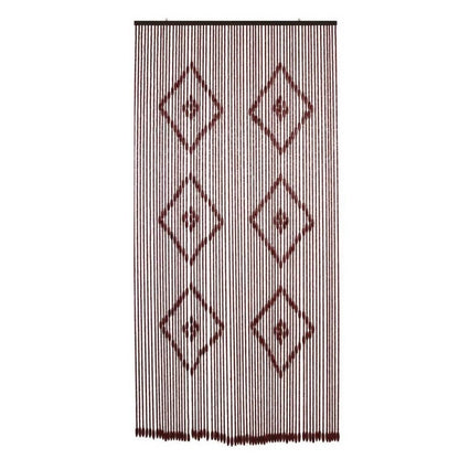 Moskito-Vorhang aus Holz für drinnen und draußen braun 120 x 240 cm