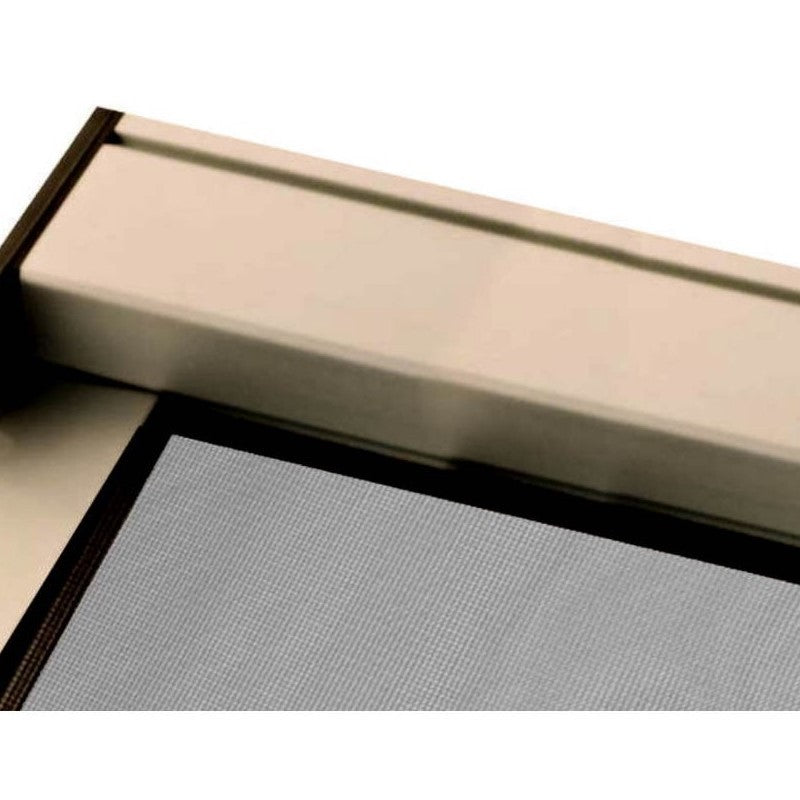 IRS-CE horizontales aufrollbares Moskitonetz 60 - 160x250 cm Elfenbein