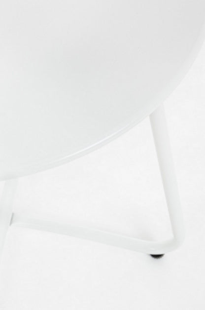 Weißer Couchtisch D40 Wissant aus Metall