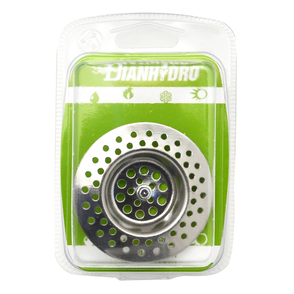 Edelstahlgitter für „Stopper“-Spülbeckenabfluss-Blister