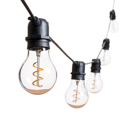 Party Light 36V 10 A60 E27 Spiral Filament LED 4+5m Weihnachtsbeleuchtung