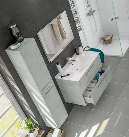 Athena/Albert Suspended Bathroom Column 2 Openings (To be assembled)