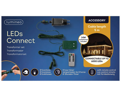 Juego de transformadores para exterior de 24 w