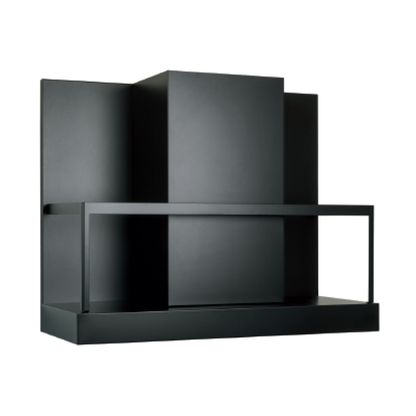 ETRA extractor hood in burnished stainless steel 90 cm