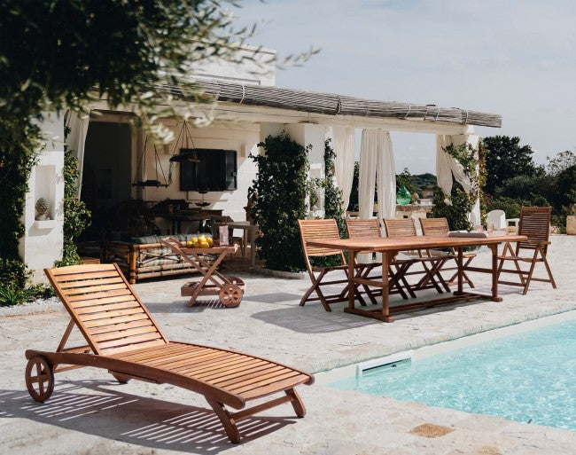 Noemi Servierwagen aus Melaminholz 89x56x76h cm