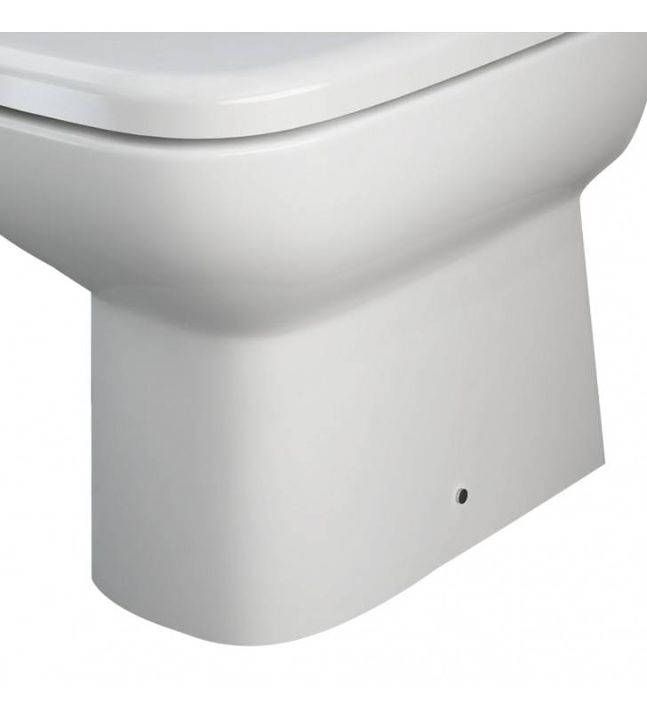Floor standing toilet - River series, flush-to-wall installation
