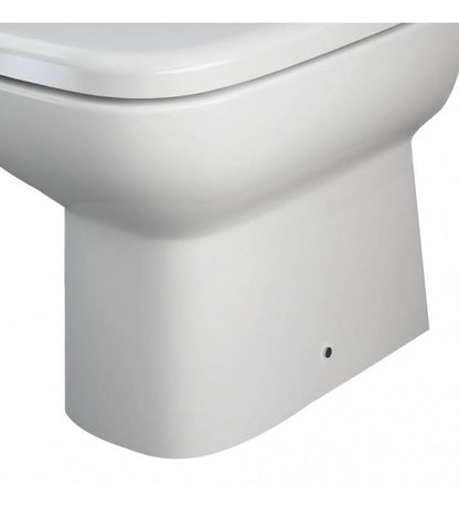 Floor standing toilet - River series, flush-to-wall installation