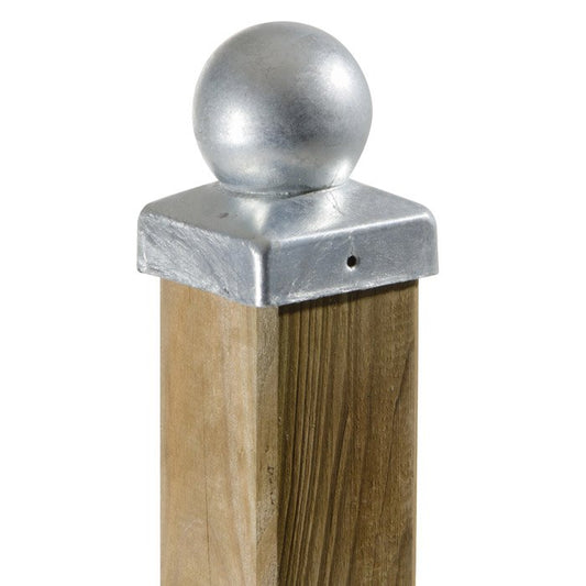 Runder Holzdeckel für Pfosten - 7,1x7,1 cm