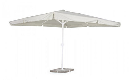 Umbrella Aluminum Alghero - White and Light Gray