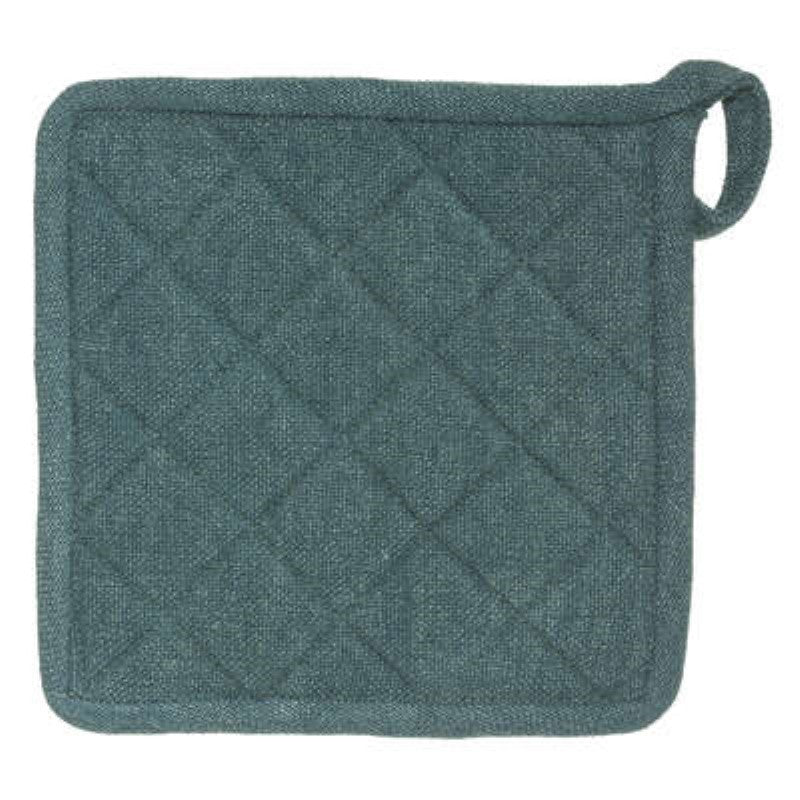 Wilde Handschuh plus Topflappen Pfauenblaue Farbe