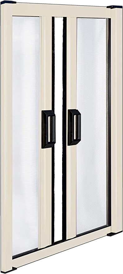 Mosquitera Fina Enrollable Horizontal Marfil 320x250 cm