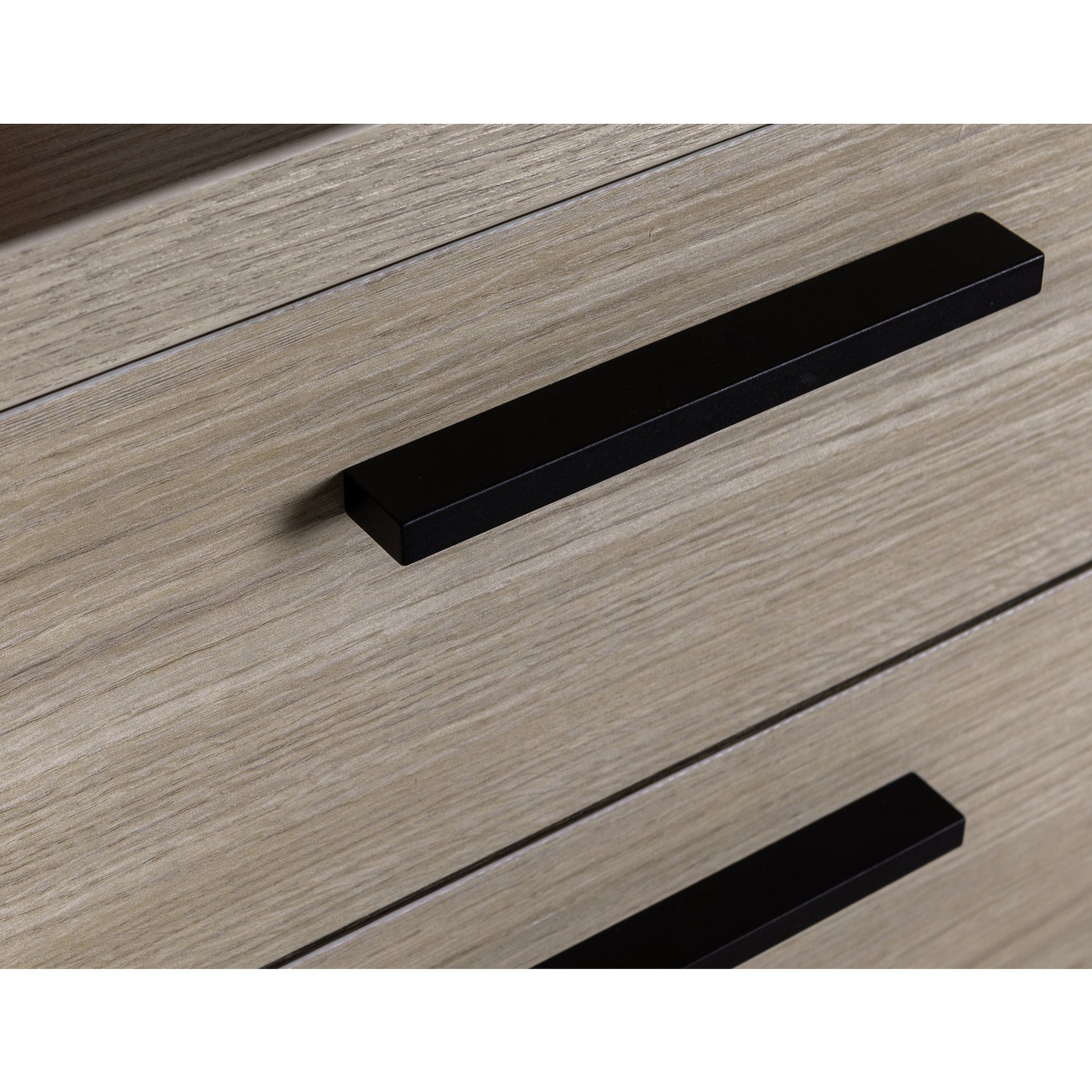 Niedrige Kommode mit 3 Schubladen und Rollen H61xB50xT47