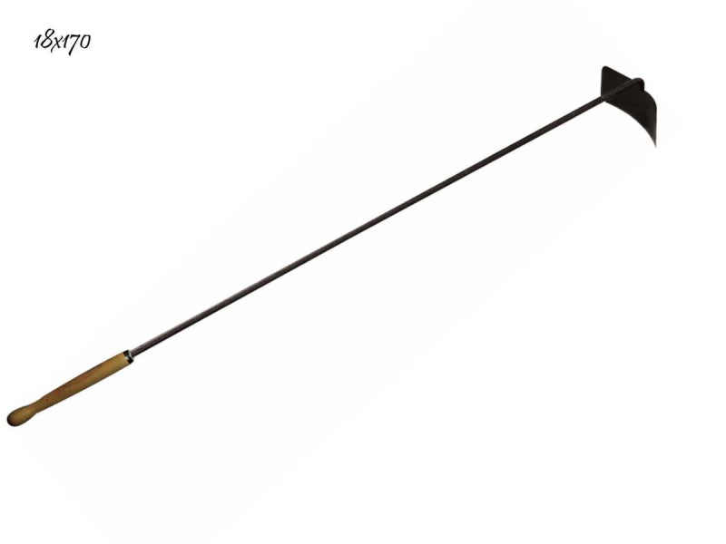 Large rake 160 x 18 cm with wooden handle