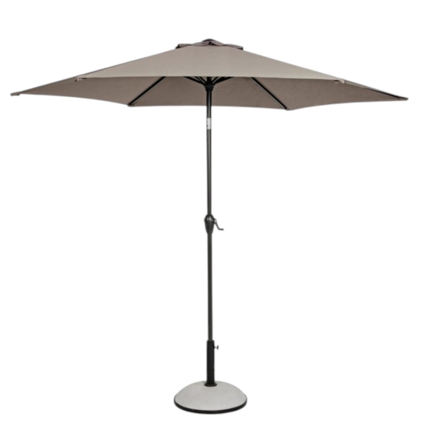 Kalife Regenschirm mit Gelenk Ø 2,7m taubengrau