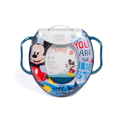 Disney Mickey Icon toilet seat reducer with padded handles BPA Free +24 Months