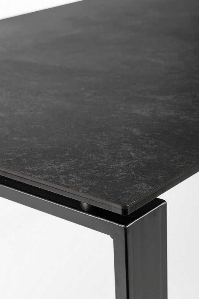 Tavolo antracite 180x90 cm in ceramica