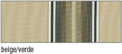 Beige/green reclining Panarea awning 300x250 cm