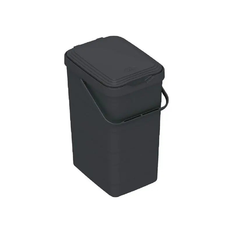 Papelera Walbin gris antracita 14L