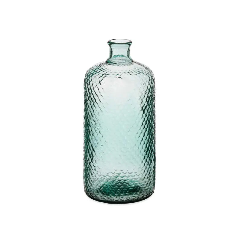 Decorative glass bottle 8L cm 19x19x42h