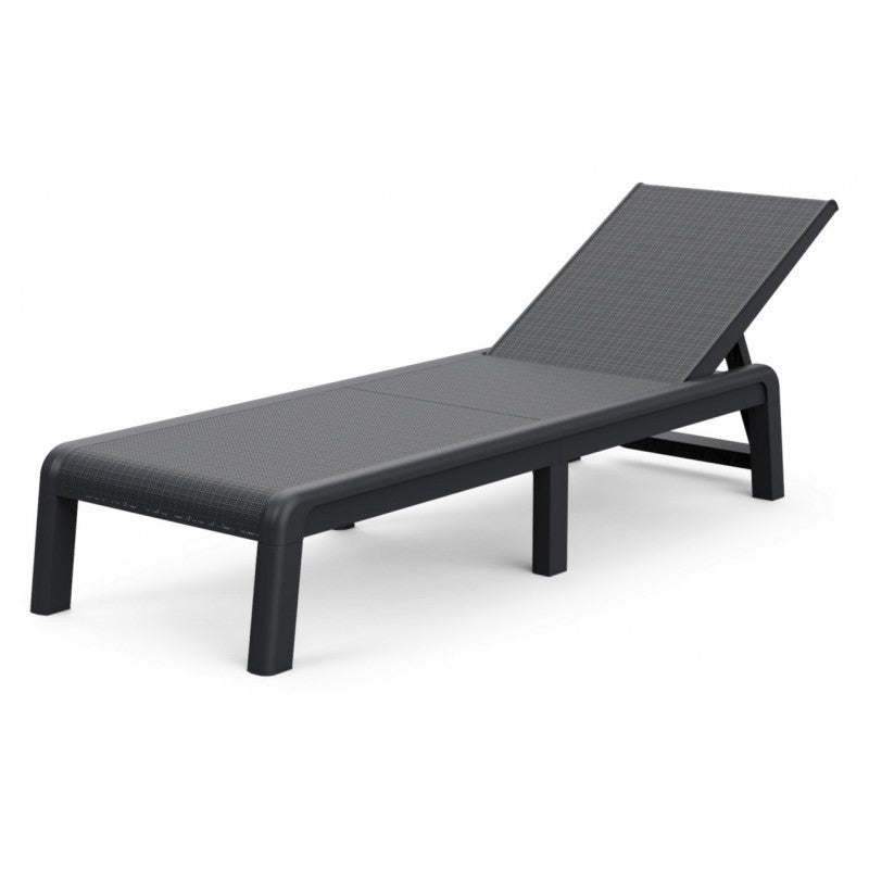 Keter Mallorca graphite sun lounger cm 187.5x58x29 h